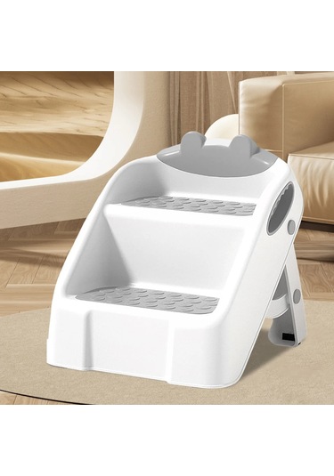 Çocuklar İçin 2 Adımlı Tabure Kaymaz Çocuk Çift Adımlı Tabure Çok Renki