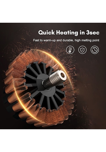 Vkemall 800 W Enerji Tasarruflu Masaüstü Alan Elektrikli Isıtıcı