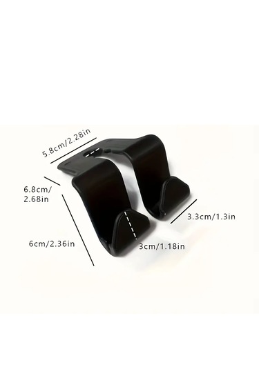 2 Adet Araba Koltuk Arkası Kancaları,çok Fonksiyonlu Telefon Tutu