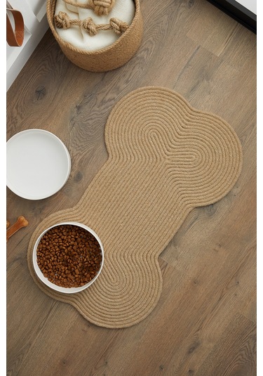 Ocean Home Textile Jüt Halat Çok Amaçlı Dekoratif İç Dış Kapı Önü Kemik Paspas73 x 43 CM