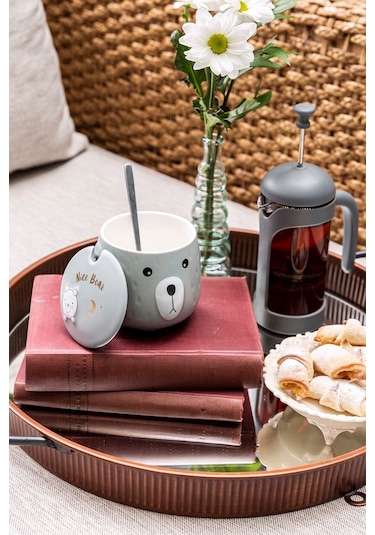 Sevimli Gri Ayıcık  Kupa Bardağı & Fincan (2)