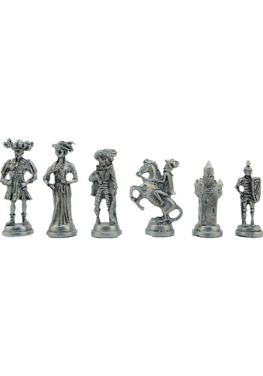 Gifthome Metal Satranç Takımı-seti battal ispanyol antik Ve Sedef