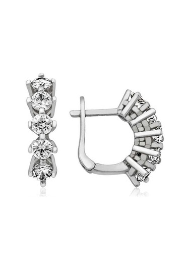 Himarry 925 Ayar Gümüş 5 Taş Küpe