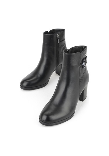 Ziya, Kadın Hakiki Deri Bot 1531022z7571 Siyah 1531022z7571 000 Siyah