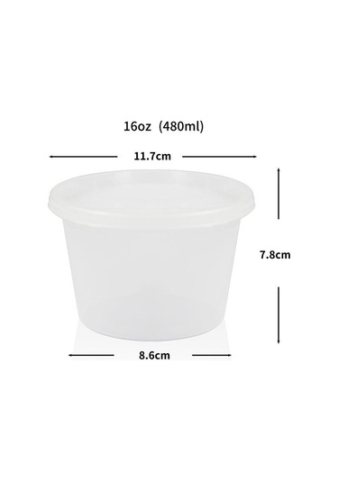 10 Adet Kapaklı Gıda Saklama Kutusu Şeffaf Gıda Sınıfı Bpa İçermeyen Dondurucu Mikrodalga Güvenli Yemek Hazırlama Şarküteri Paket Servis Gıda Paketleme Kabı Diğer