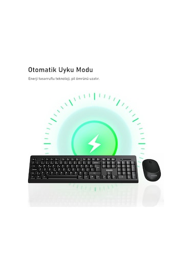 Philips SPT6324 Kablosuz Türkçe Q Klavye & Mouse Seti