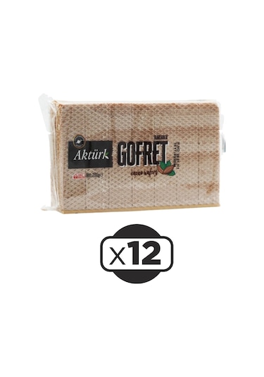 Aktürk Kakaolu Gofret 12 x 200 G