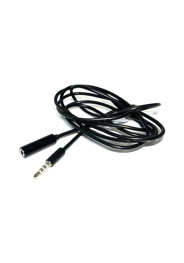 4 Boğumlu 3.5mm Stereo Uzatma Kablosu 3,5 mm Erkek - Dişi Kablo
