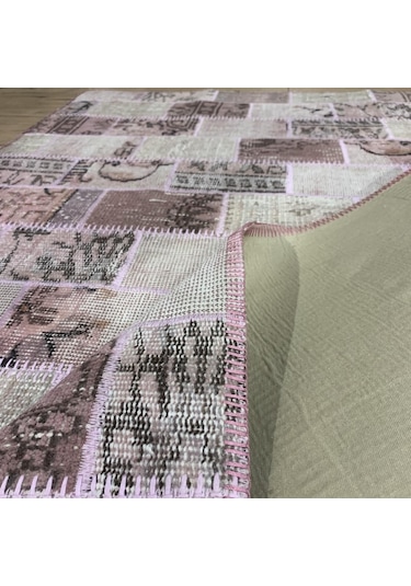 Hoom Rugs Kırkyama 178 Pink El Dokuma Kilim