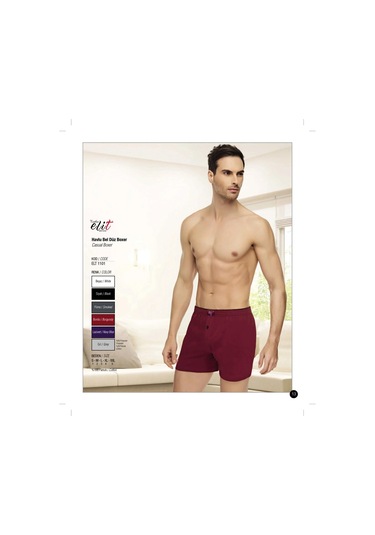 Tutku Elit Erkek Havlu Bel Penye Boxer 1101 - 12 Adet 001