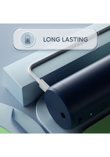 Vkemall Taşınabilir Yeşil Elektrikli Diş İpi Makinesi - 3 Modlu Ipx7 Su Geçirmez