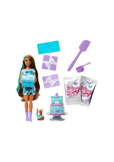 Barbie Party Unboxed Köpeğimin Doğum Günü Serisi Jfg72 Barbie