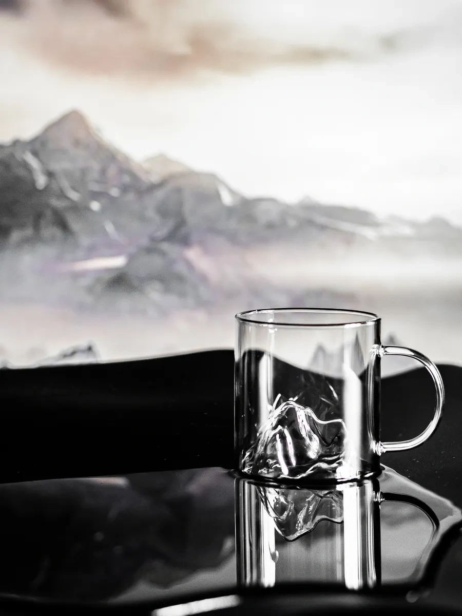 Nesso Cam Bardaklar "düzensız" 2 Adet 414288639 Beyaz