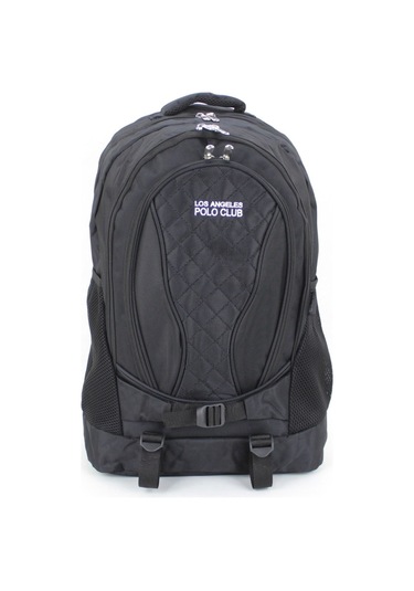 Gezi Seyahat Yürüyüş Kamp Spor Sırt Çantası 17.3 Inç Fileli Yan Cep Siyah