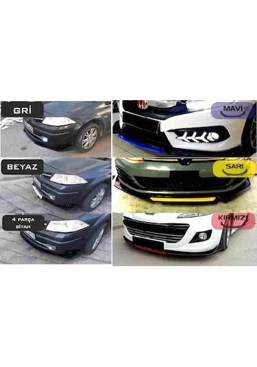 Dkelektronik Mazda 323 Ön Tampon Eki Bodykit Karlık Lip 123pionablack