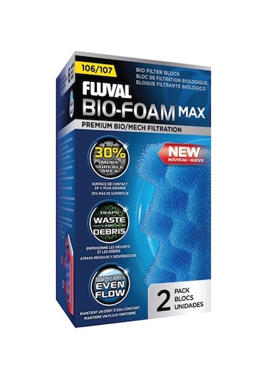 Fluval 107 için Filtre Malzemesi Bio Foam Max