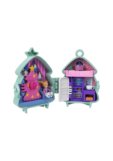 Jgm53 Polly Pocket Sevimli Yılbaşı 2li Paket Oyun Seti Standart