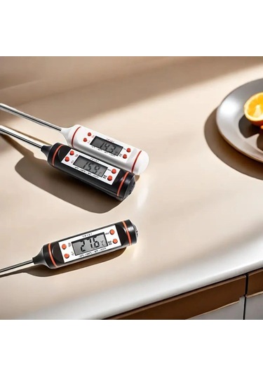 Dijital Gıda Termometresi Süt,et,yoğurt Mayalama,mama Derecesi Ölçer Gıda Termometresi Çok Renkli