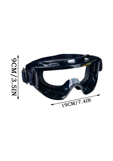 Yaozixa Endüstriyel Çalışma Göz Koruyucu: Toz Ve Çiziklere Dayanıklı, Cam Kullananlar İçin Uygun, Açık Görüş Sağlar - İnşaat, Laboratuvar Ve Dış Mekan İşleri Siyah