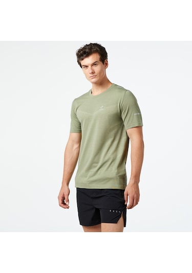 Energetics Tayeb Erkek Yeşil Antrenman T-shirt - 425068 Yeşil