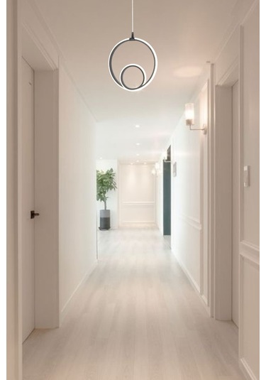 Ey Shop Siyah Damla Göz Model 3 Renk Led Beyaz&sarı&günış Avize Siyah