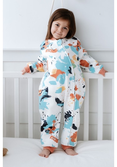 Lilabio Kız Erkek Çocuk %100 Pamuk 1.5 Tog Desenli Uyku Tulumu Çok Renkli Lilabio Kız Erkek Çocuk %100 Pamuk 1.5 Tog Desenli Uyku Tulumu Çok Renkli
