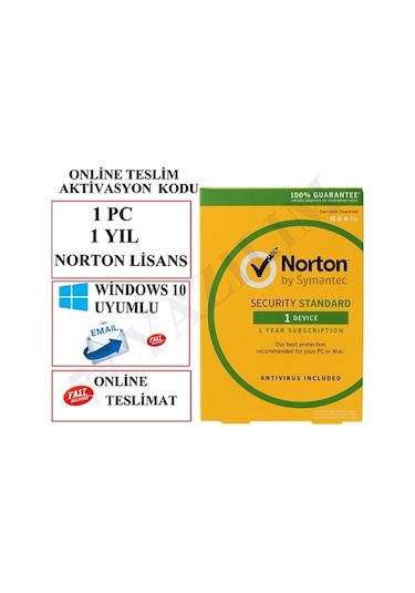 Norton Internet Security 1 Yıl 1 Pc