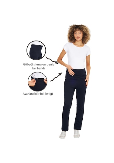 Luvmabelly - Myra8600 - Örme Hamile Eşofman Altı