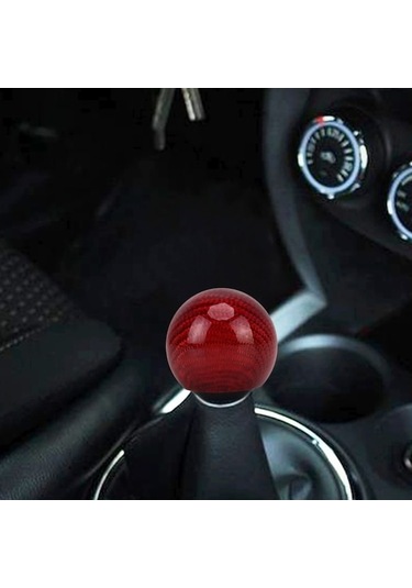 Tongxida Evrensel Otom. Ve Man. Araç Shifter Kapağı Karbon Fiber Topu Vites Topuzu Std