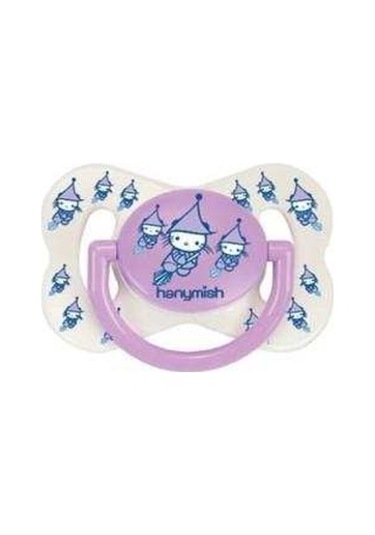 HANYMİSH CUTE SİLİKON DAMAKLI EMZİK NO:2  6-18 AY - MOR Mor