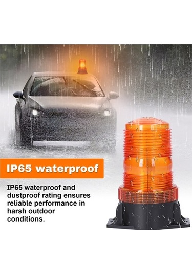 Artfulabode Uyarı Traktör Su Strobe Led Işık İnşaat İçin Su Geçirmez Forklift Flaşör Emniyet Aracı 12-30v Jf