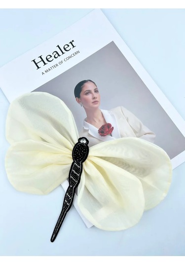 Slubov'u Kumaştan Yapılmış Dekoratif Yıldız Tanrıça Broşu 298643698 Siyah