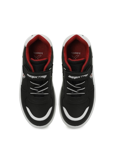 Kinetix Kalen Pu Bjk F Beşiktaş Lisanslı Çocuk Sneaker Spor Ayakkabı Siyah Beyaz