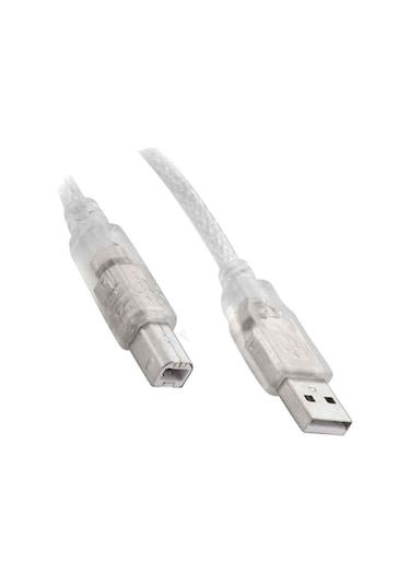 Usb Yazıcı Kablosu 5 M 2.0 Şeffaf Sl-u2005 Ac-up05