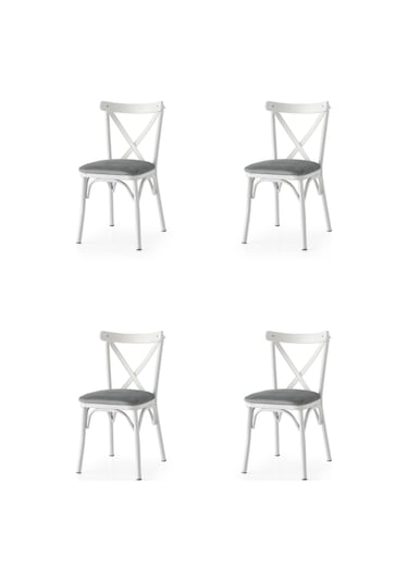 Bahar Mutfak Bahçe Cafe Sandalyesi 4 Li Set 001