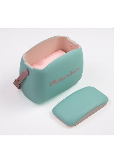 Polarbox Cooler 6 Lt - Verde Agua - Rosa Pop Yemek Termosu Çift Katman Karışık Çok Renkli