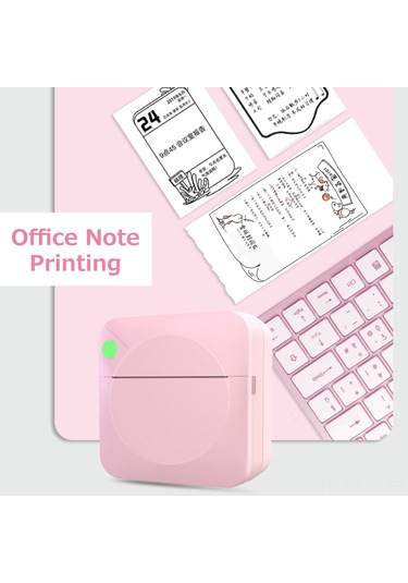 Youtek C17 Taşınabilir Bluetooth Termal Yazıcı: Fotoğraf, Not, Belge Ve Etiket Baskısı, 3 Renkli Kağıt Ve 3 Yapışkanlı Rulo Dahil