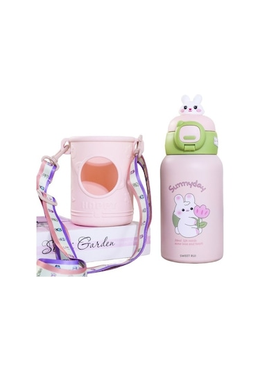 Jolıta Günlük Paslanmaz Çelik Termal Su Bardağı 500ml Çocuk Hediyesi-kgj001