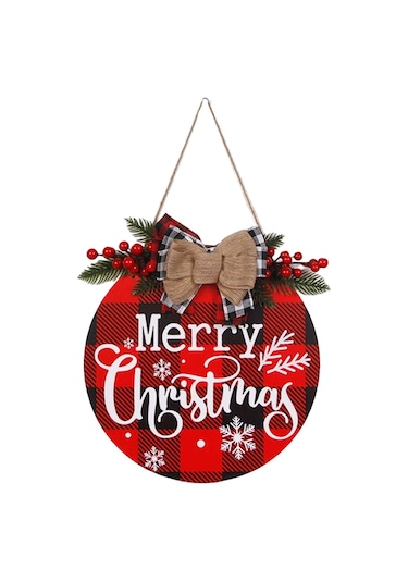 Suntek Halat Ile Noel Kapı Askı Pencere Partisi Yard Kırmızı