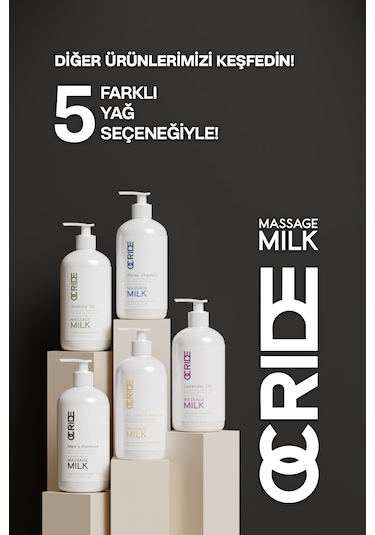 Lavanta Yağı Masaj Sütü 250 Ml Ve Nemlendirici Aromaterapi Bakımı