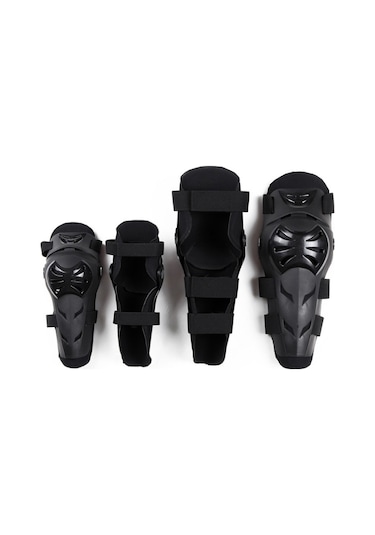 Sones Sulaite Doğa Sporları Koruyucu Dişli Motokros Binme Motor Sporları Dirsek Diz Pedleri Siyah