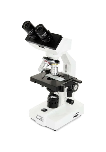 Celestron Labs Cb1000cf Mikroskop - 1000x Zoom - Ayarlanabilir Led Işık - Binoküler Başlık