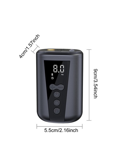 Kosona "taşınabilir Şarjlı Top Şişirme Pompası - Otomatik Durdurma, Led Ekranlı, 2000mah Pil"