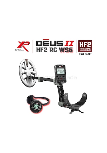 Deus 2 Dedektör - Hf 2 Başlık, Ana Kontrol Ünitesi Ws6 Kulaklık Full Paket
