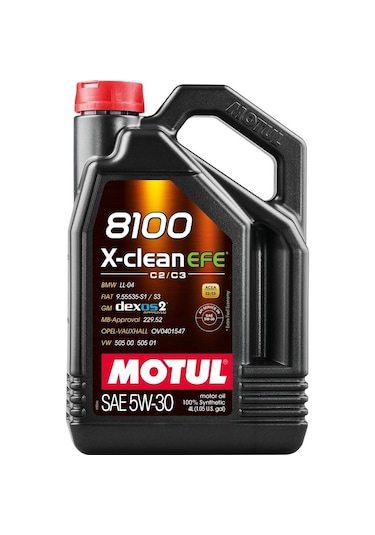 Motul 8100 X Clean Efe 5W-30 Tam Sentetik Motor Yağı 4 L