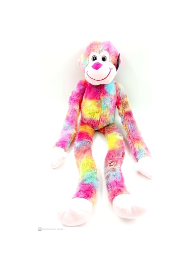 Peluş Maymun Sevimli Peluş Sevimli Rengarenk Maymun Büyük Boy 85c