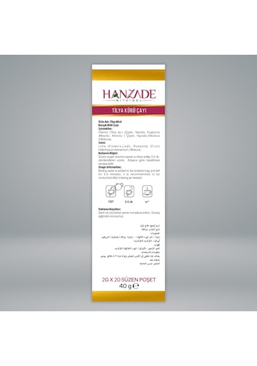 Tilya Kürü Form Çayı Kuşburnu Altın Otu Ihlamur 20 Süzen x 3 Adet