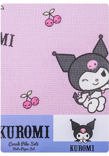 Lcw Home Karişik Kuromi Baskılı Çocuk Pike Seti Lila