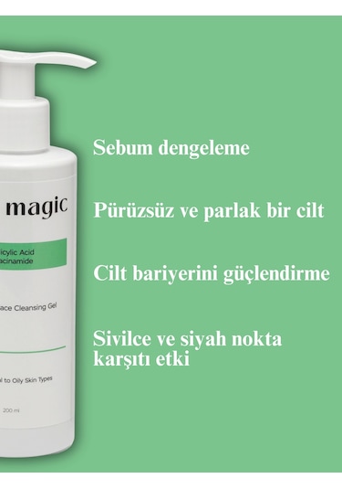 Pink Magic Arındırıcı Yüz Temizleme Jeli 200 ML