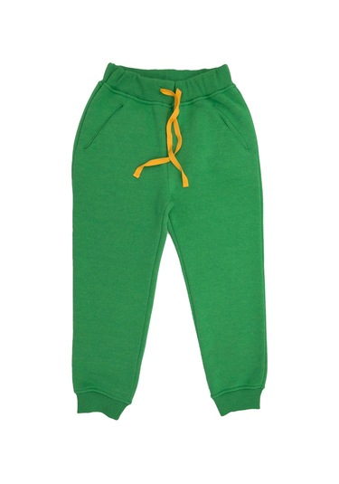 Recycle Pamuk Şardonlu Kışlık Benetton Kız Çocuk Eşofman Altı Yeşil